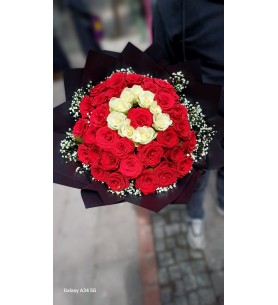41'li Karışık Gül Buketi